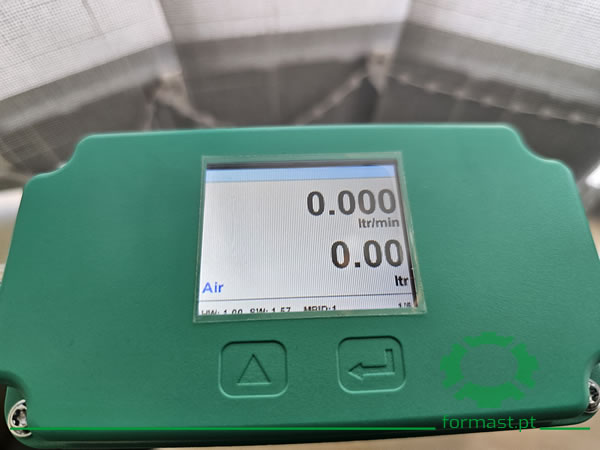 Caudalímetro compacto em linha para ar comprimido e nitrogénio. Formast