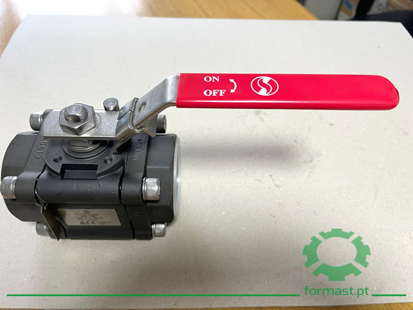 Válvula de macho esférico ATEX, em aço carbono. Formast