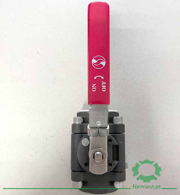 Válvula de macho esférico ATEX, em aço carbono. Formast