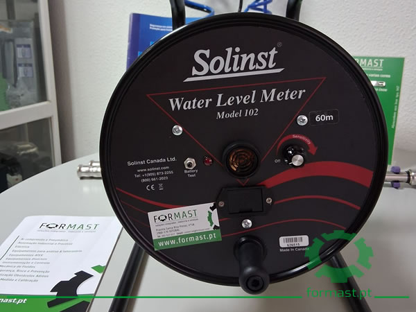 Sonda de nível Piezométrica - Solinst - Model 102. Formast