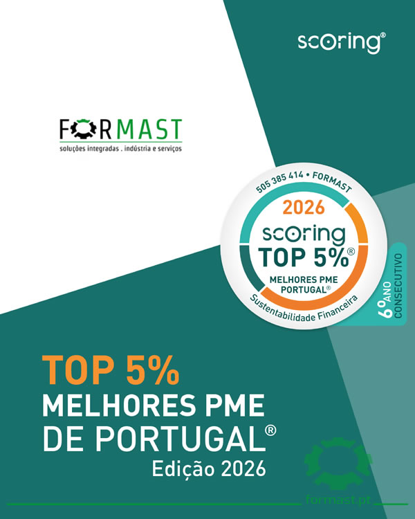Seis anos consecutivos entre as TOP 5% Melhores PME de Portugal