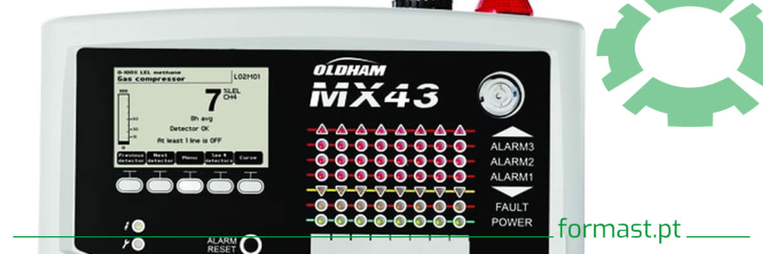 Central de deteção de gases MX 43 c/ certificação SIL1