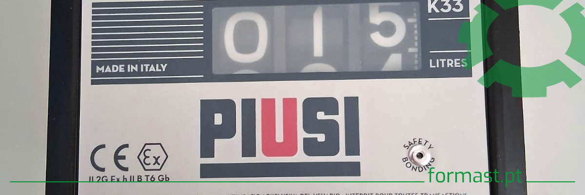Medidor de caudal mecânico PIUSU K33 ATEX
