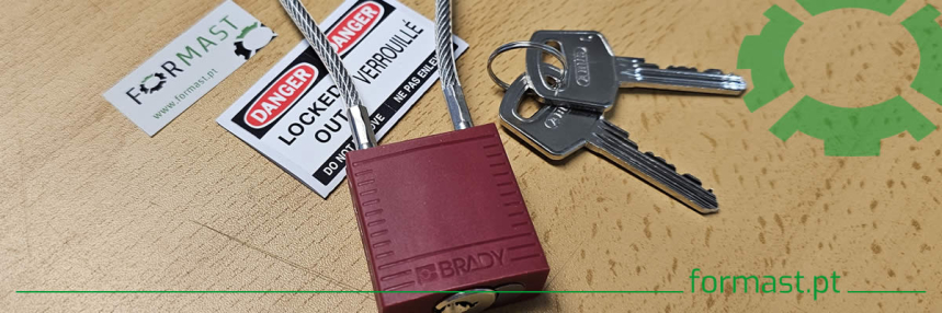 Cadeados de bloqueio de Seguran&ccedil;a Brady SafeKey